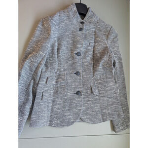 NWT Rag & Bone Slade Tweed Jacket Blazer Size 6 Navy White Multi #4E454